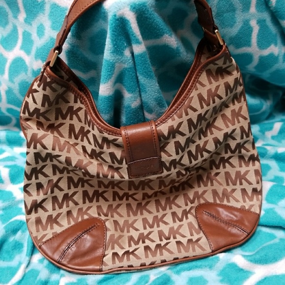 Tan and brown MK shoulder bag - Picture 2 of 4